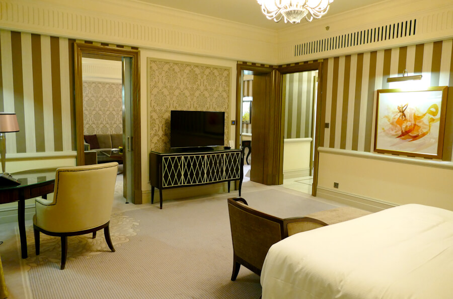 Diplomatensuite im Hotel Habtoor Palace in Dubai