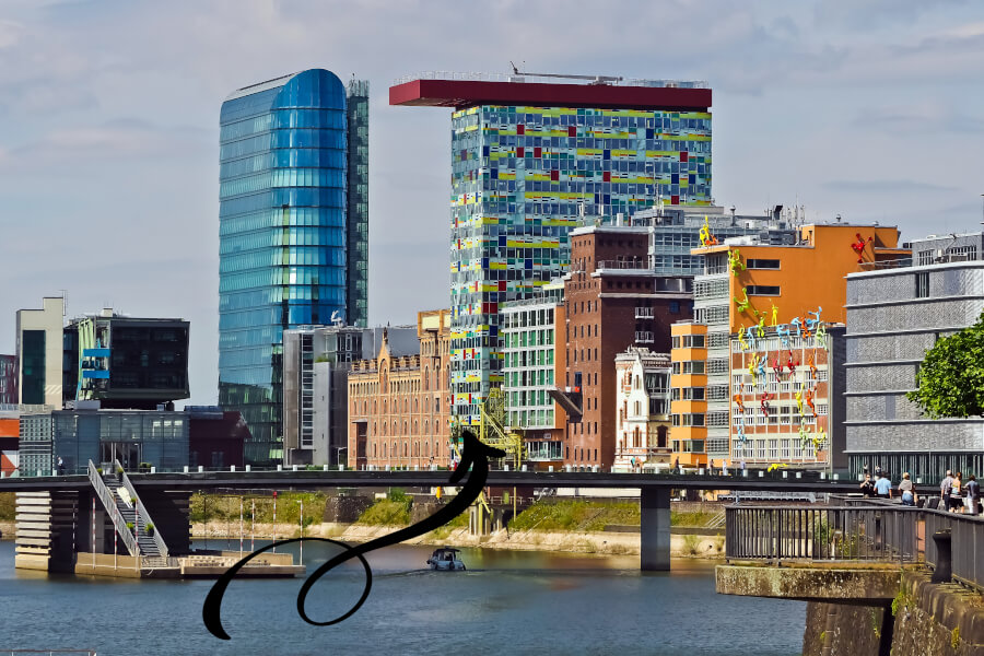 Hotel Innside Düsseldorf Hafen mit guter Lage im Medienhafen Düsseldorf