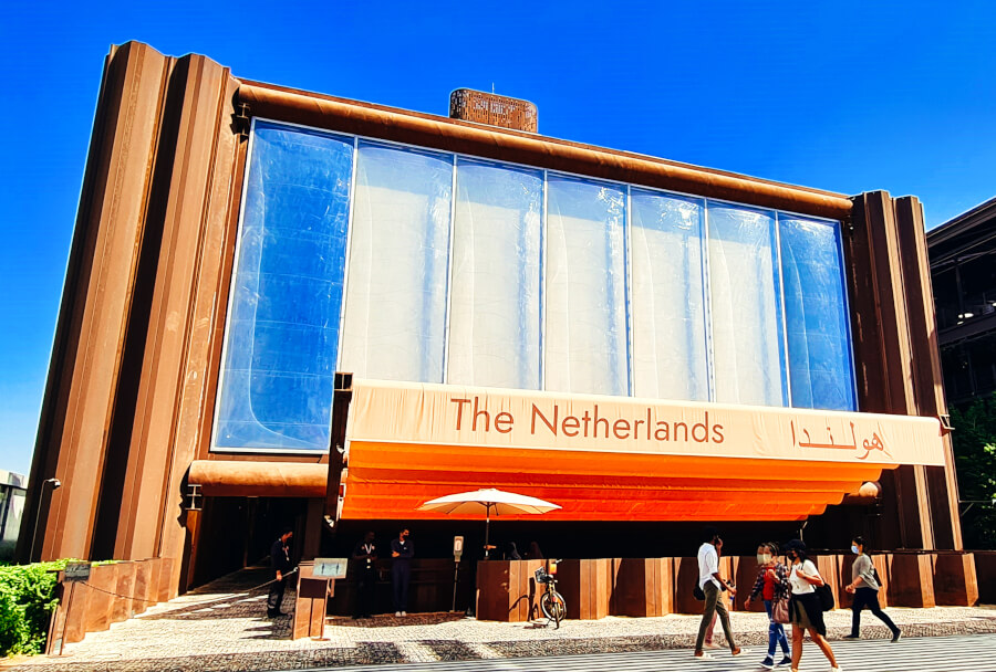 Der Niederlande Pavillon auf der EXPO2020 in Dubai