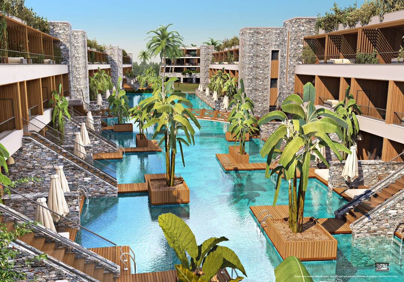 Rendering 2 Aldiana Club an der tüerkischen Riviera