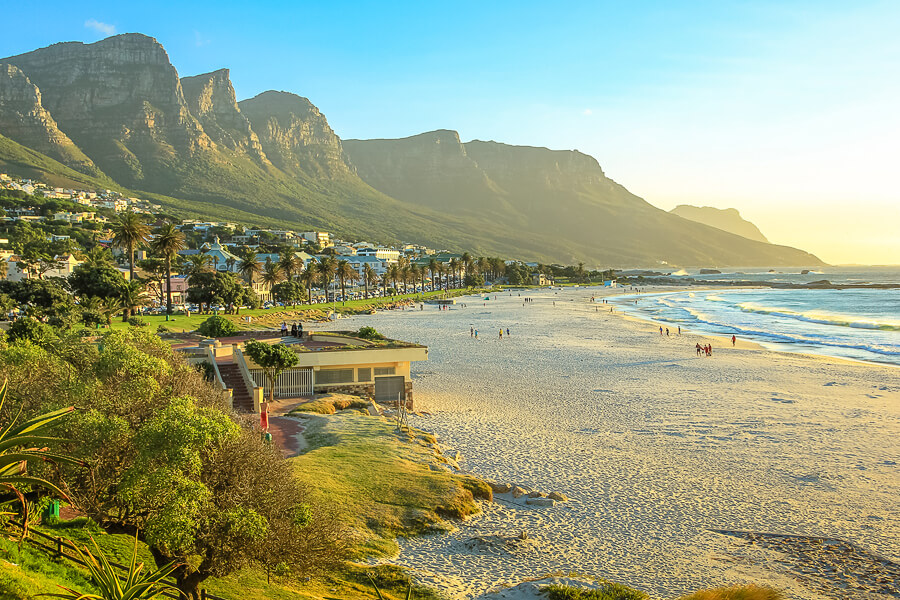 Traumstrand Camps Bay in Kapstadt in Südafrika